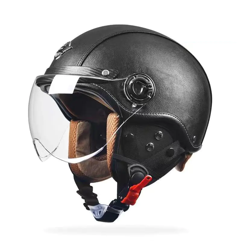 FG02 sigurnosna retro motociklistička kaciga s pola lica ABS kaciga za motocros