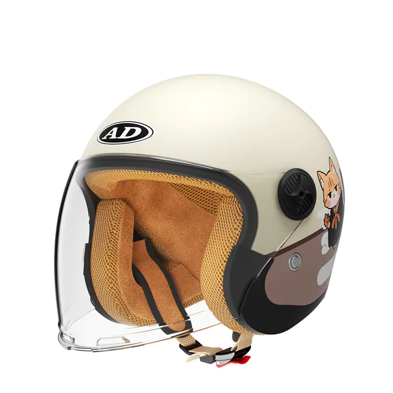 707 Dječja retro motociklistička kaciga s otvorenim licem ABS kaciga za motocross